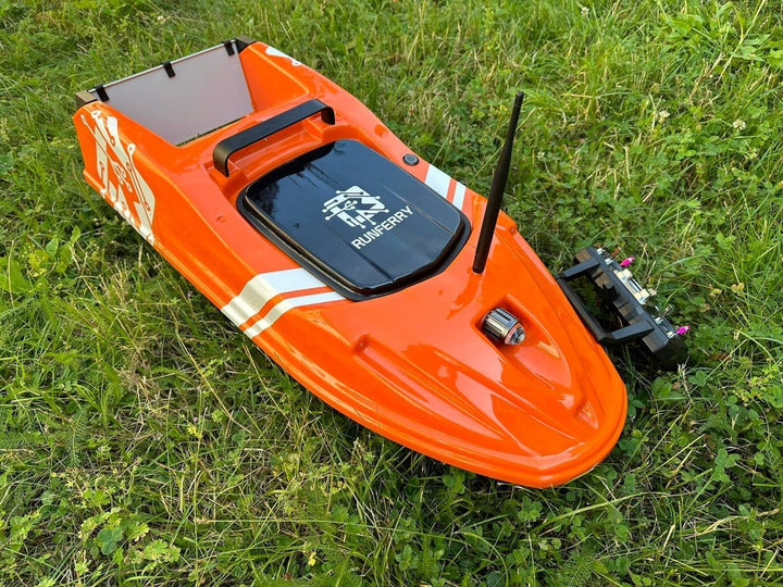 Runferry SOLO V3 GPS Bait Boat – Orange Edition + Toslon TF520 Sonar
