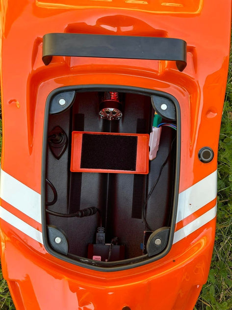 Runferry SOLO V3 GPS Bait Boat – Orange Edition + Toslon TF520 Sonar