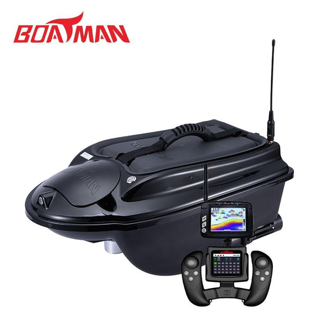 Boatman Actor PLUS PRO GPS Bait Boat with Sonar – Black Edition