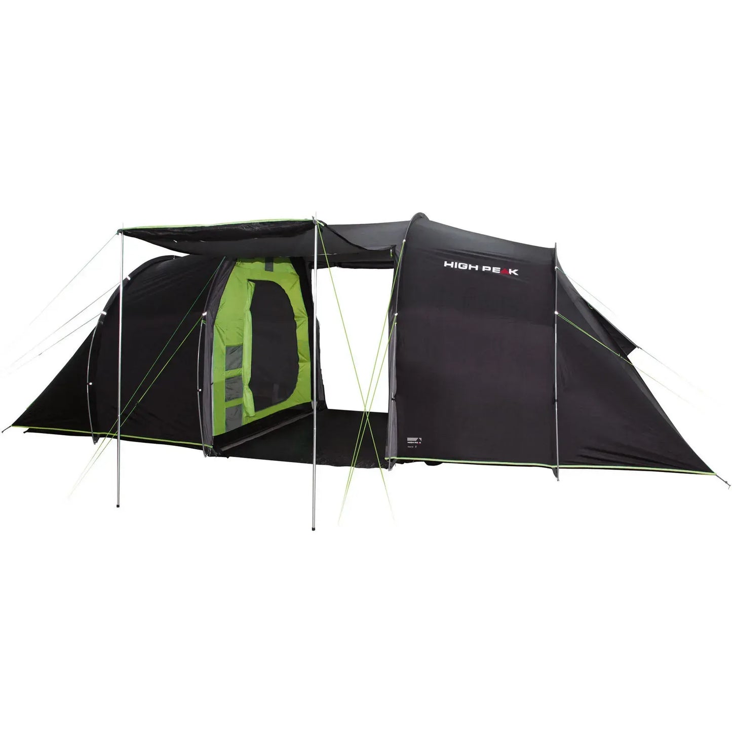 High Peak Tauris 6-Person Family Tent – Dark Grey/Green (924085)